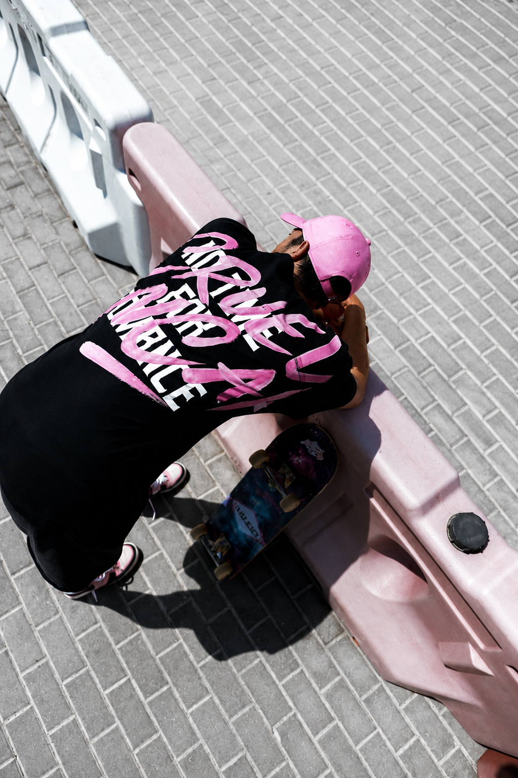 Dope Pink Graffiti Oversized T-Shirt