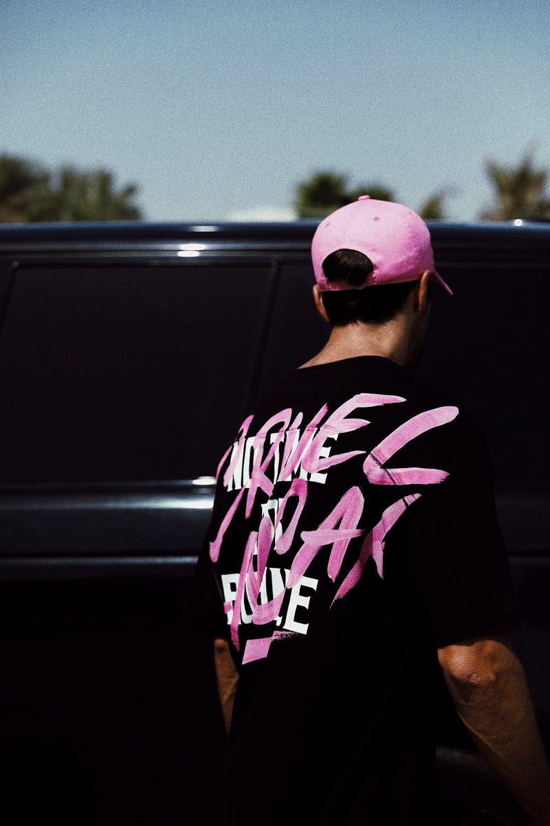 Dope Pink Graffiti Oversized T-Shirt