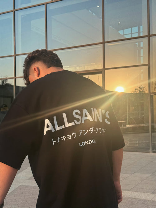 AllSaints Black Oversized T-Shirt