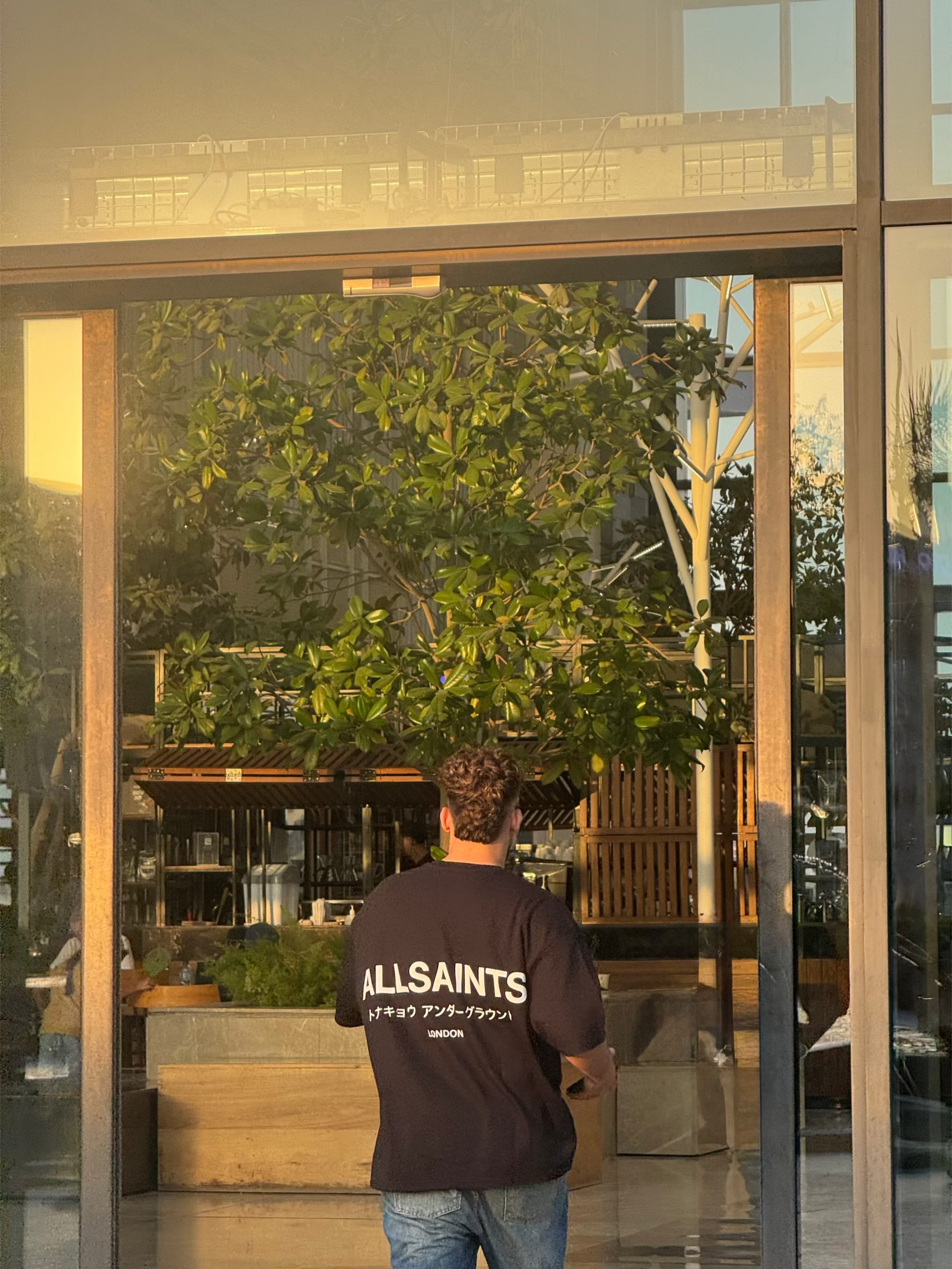 AllSaints Black Oversized T-Shirt