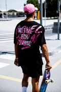 Dope Pink Graffiti Oversized T-Shirt